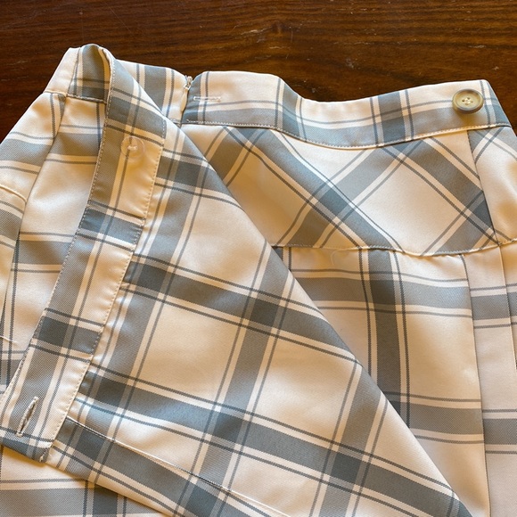 Blue/grey & white flannel pattern skirt teens/kids (x-small) amazing condition - Picture 3 of 5